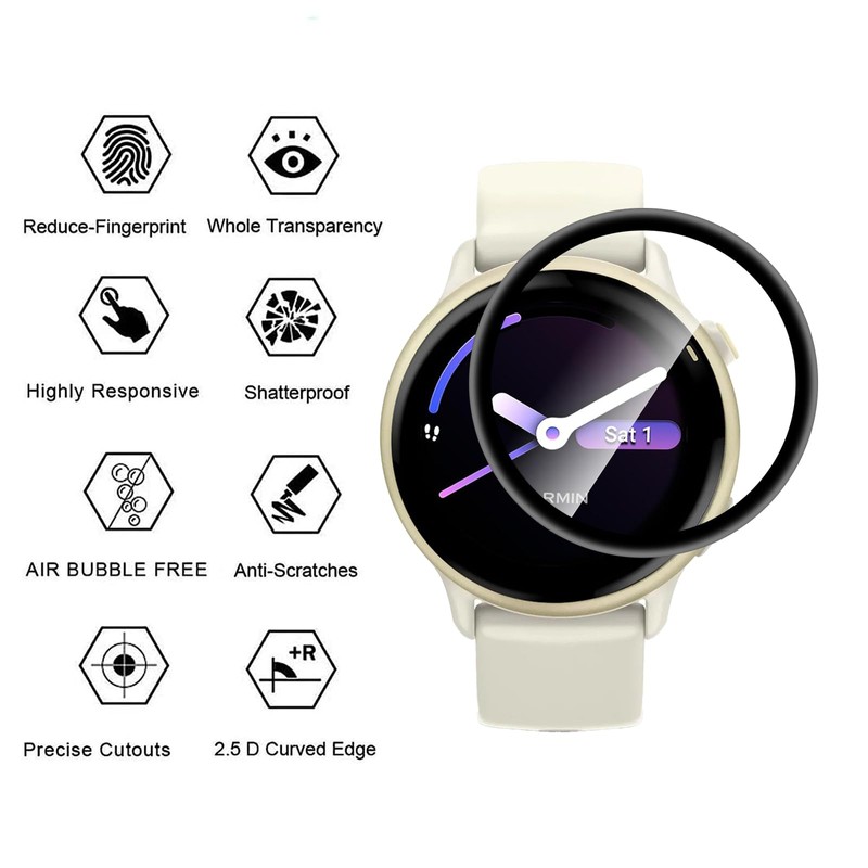 GEJEFA Screen Protector for Garmin Vívoactive 6/Vívoactive 5, [3 Pack]