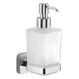 Gedy Tonga Dispenser, Stainless Steel chromall Crystal, Chrome, 6,3x11,7x17,3cm