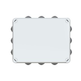 ABB IP55 Junction Box • 220 x 170 x 80mm • Waterproof Electric Cable Connector Unit • Cable Glands Included • Adaptable Box for Electric Connectors • Heat Resistant • Premium Indoor/Outdoor Box