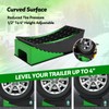 FAHKNS Camper Leveling Blocks, Heavy Duty RV Leveling System Wheel