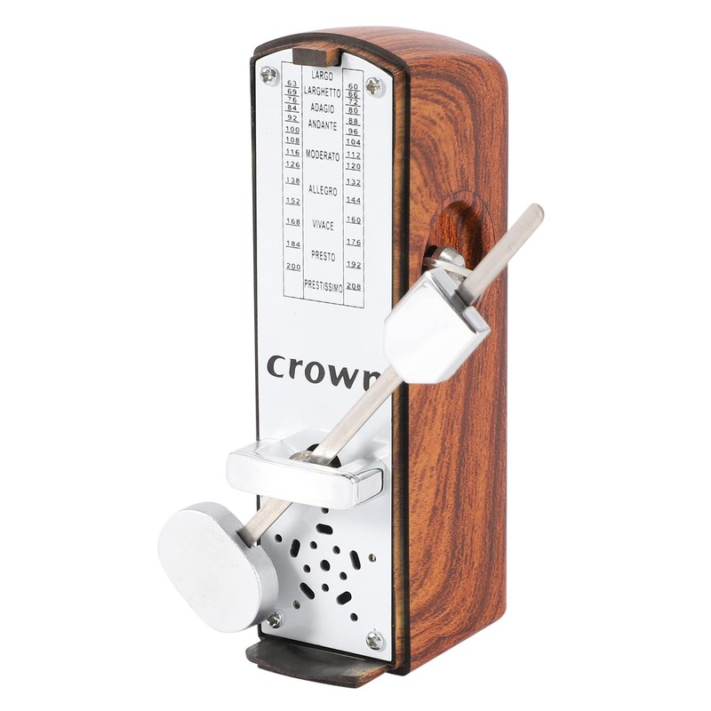 Roundsky Portable Mini Mechanical Metronome Universal Metronome for Piano Guitar