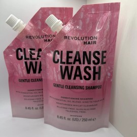 Revolution 2X Revolution Haircare Cleanse Wash Conditioning Shampoo, 8.45 fl oz each