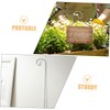 VINTORKY Elegant Shepherd Hooks 10 Pack Metal Garden Hanger Lantern