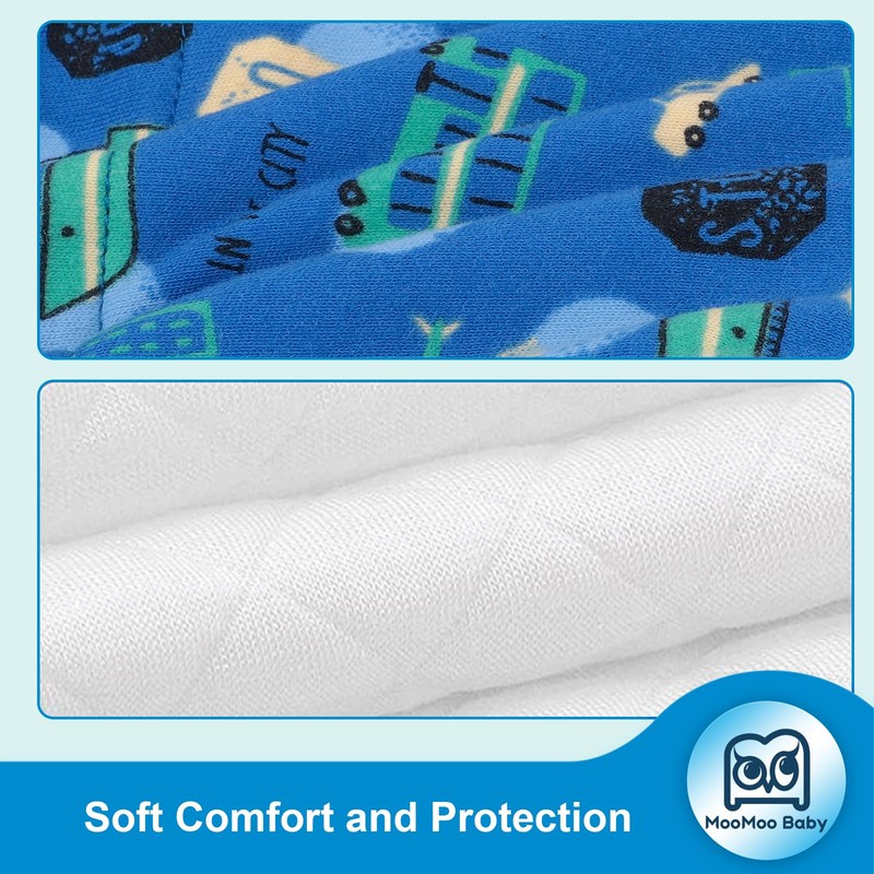 MooMoo Baby 6 Packs Potty Training Underwear Absorbent Vehicle Training