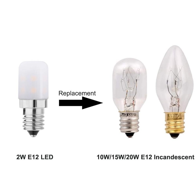 Makergroup E12 LED Light Bulbs for Refrigerator Flea Trap Dryer