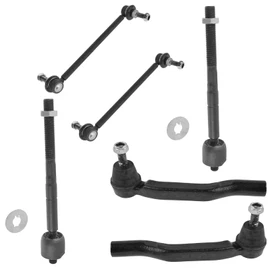TRQ Front Steering & Suspension Kit Sway Bar Stabilizer Link Tie Rod Compatible with 2004-2010 Toyota Sienna