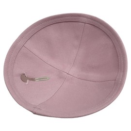 JDPRO LAND Judaical Velvet Kippah for Men with Embroidery of Fire Yamaka Hat Black Grey 7 Inch (Green)