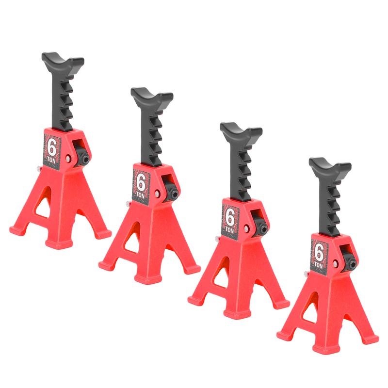 4PCS Mini Jack Stand Adjustable Aluminum Alloy Scale Jack Stand