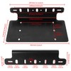 TOTMOX Universal Front Bumper License Plate Mount Bracket for Off