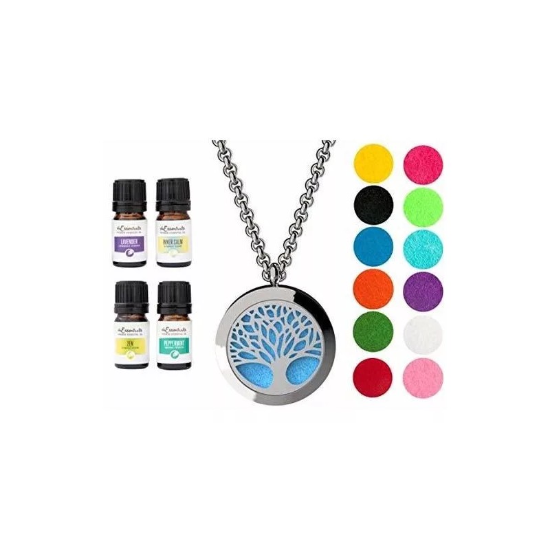 Messentials Árbol De La Vida Collar De Difusor De Aceite
