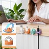 8 Pack 360° Rotatable Magnetic Cable Clips, Adhesive Cord Holder