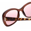 Calabria Sophia Pink FL-41 Reading Glasses +4.50 Brown Crystal Tortoise