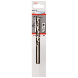 Bosch 2608585937 Metal Drill bits HSS-G, DIN 338, Silver, 10.5 x 87 x 133 mm