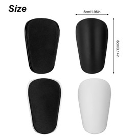 Leikedun 2 Pair Mini Pro Football Shin Pads, Professional Non-Slip Shin Pads Boys Football Shin Guards Football Training Protector Low Leg Pads Soccer Leggings Plate Shin Guards