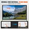 Happybuy Projector Screen with Stand, 100 Inch 16:9 4K HD