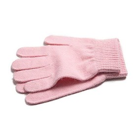 iMongol 100% Pure Cashmere Women Men Full Fingers Signature Gloves Mittens -Warm Wool -FBA… (Pale Pink)