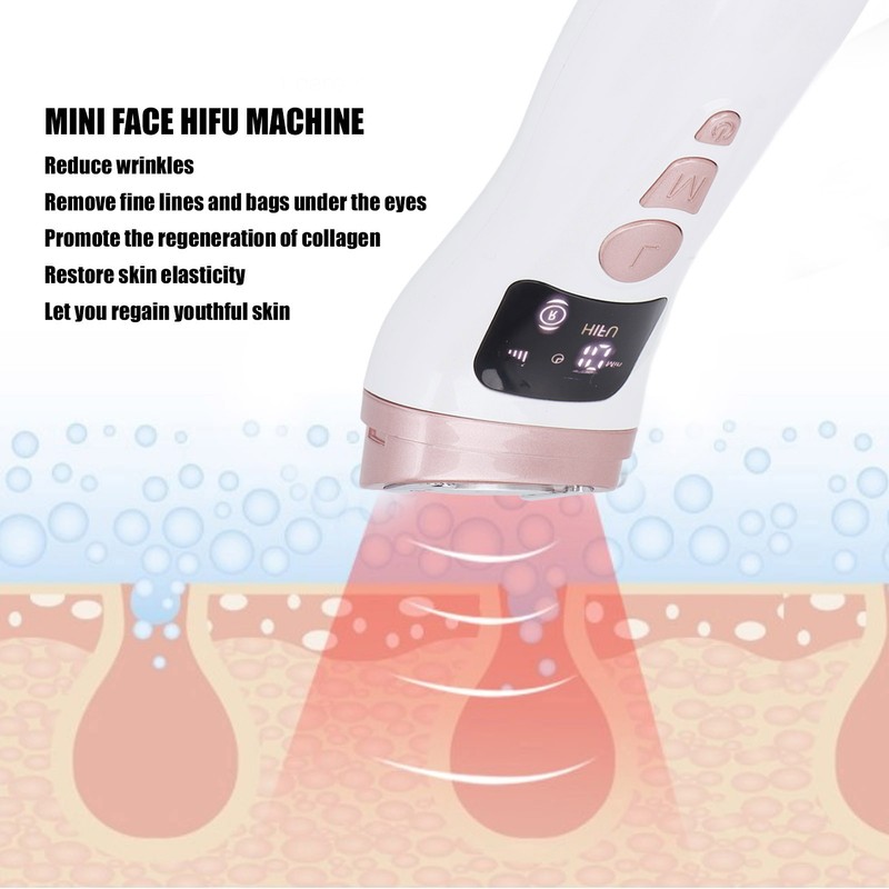 Mini Ultrasonic Skin Beauty Machine 5 Gears 3 Modes Skin