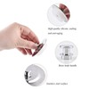 Jiayaus Bath Plug, Stainless Steel Push Type Bath Plug Pop