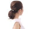 VingTAINE H-638-GY Bijou, Large Pearl, Hair Elastic Noble, Antique Style,