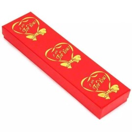 FindingKing Cotton Box Red 8" x 2" x 1" FindingKing