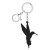 DUOWEI Cute Hummingbird Keychain Key Ring Animals Bird Lovers Gifts