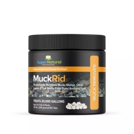 SuperNatural Pond Treatments MuckRid Muck Remover - 100 Tablets