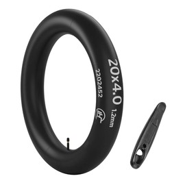 OUXI 20x4 Fat Bike Inner Tubes with Schrader Valve, 20x4.0 Premium Butyl Rubber Inner Tubes