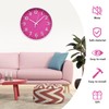 HZDHCLH Wall Clocks Battery Operated 12 inch Silent Non Ticking