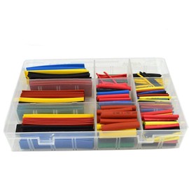 Hailege 328pcs Heat Shrink Tubing 2:1Wire Cable Wrap Assortment Electrical Insulation Tube Kit 5 Colours 8 Size
