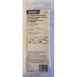 JOHNSON 6" STAINLESS STEEL PROTRACTOR 1854-0000 46-3522