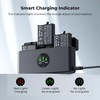K&F CONCEPT OSMO 360 Battery Charger, 3-Slot Action 5 Pro