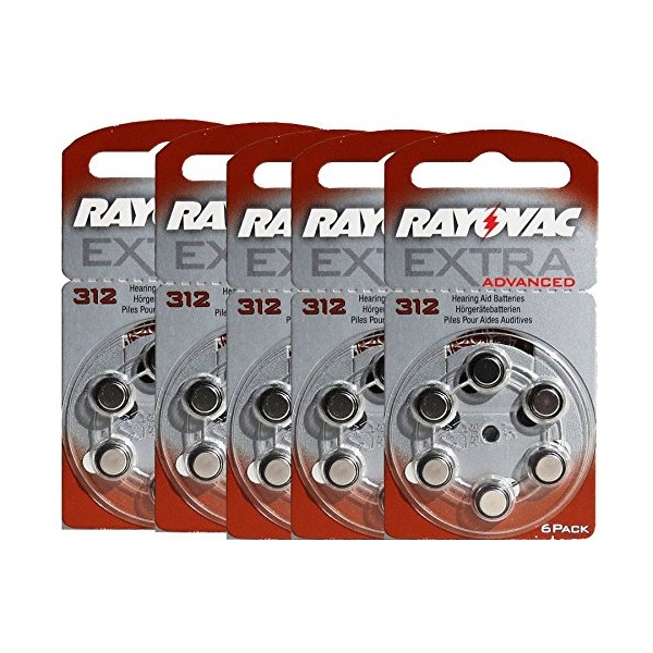 Size 312 Rayovac Hearing Aid Battery