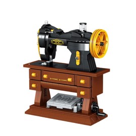 CIJINAY Technik Video Sewing Machine Building Blocks Kit, 633 Clamping Blocks, Creative Sewing Machine Model Kit, MOC Modular Mini Bricks Set, Building Set, Toy Gift for Children, Adults (00936)