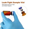 FOUR E'S SCIENTIFIC 10ml Glass Vials, 100 PCS Amber Lab