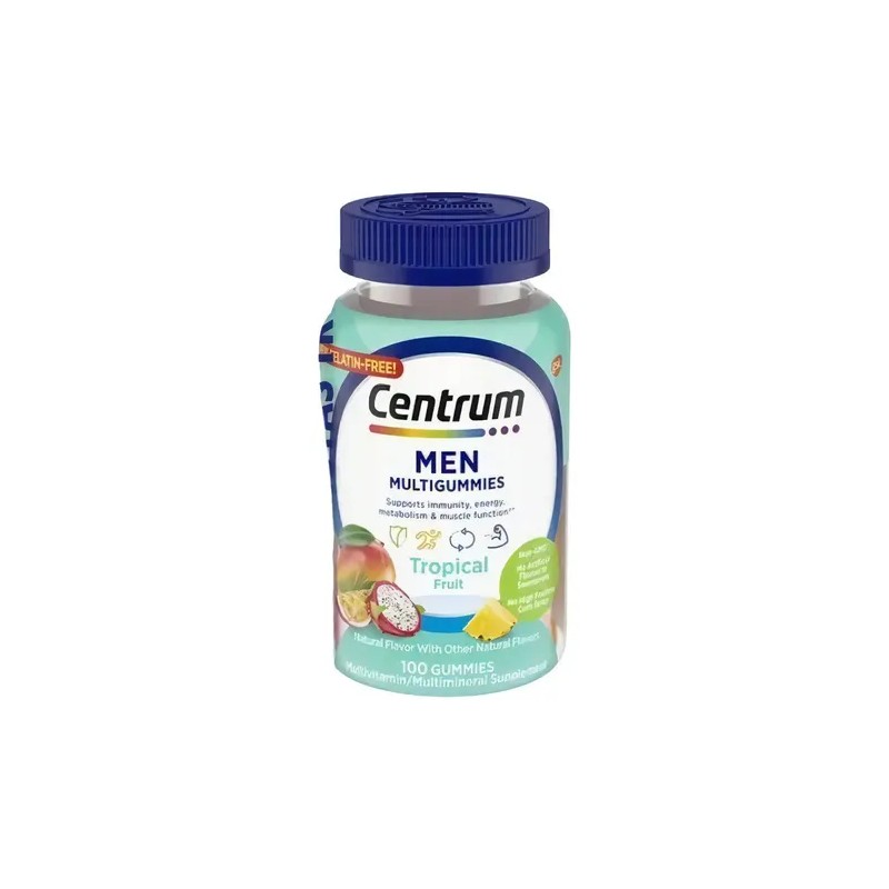 Centrum 100 Gomitas Frutales Multivitamínicas Hombres