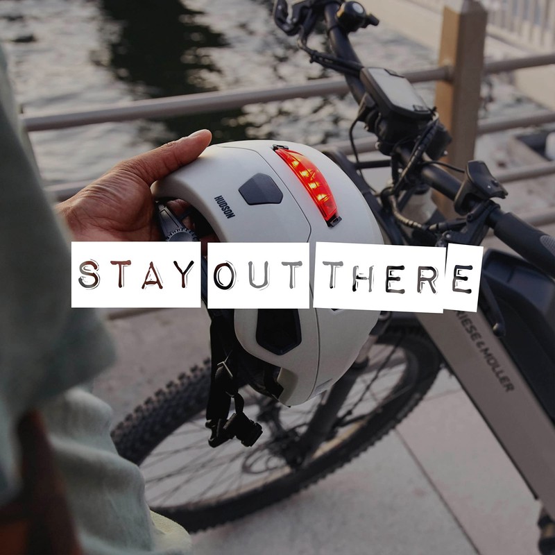 BERN, Hudson Commuter Helmet with MIPS, Integrated LED Rear Light