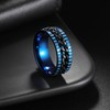 Udolfly Mens Fidget Rings Anxiety Rings for Men Womens Chain