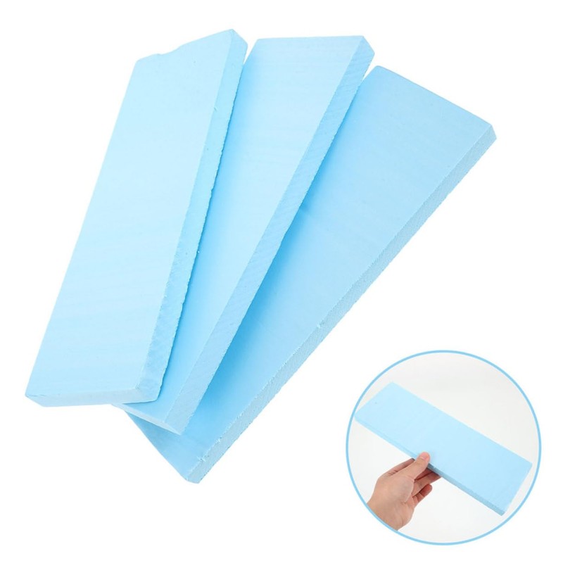 jojofuny 6pcs Rigid Foam Sheets Polystyrene Craft Sheets for Scene
