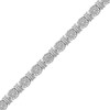 Unique Design Womens Diamond Tennis Bracelet - Sterling Silver 1/4