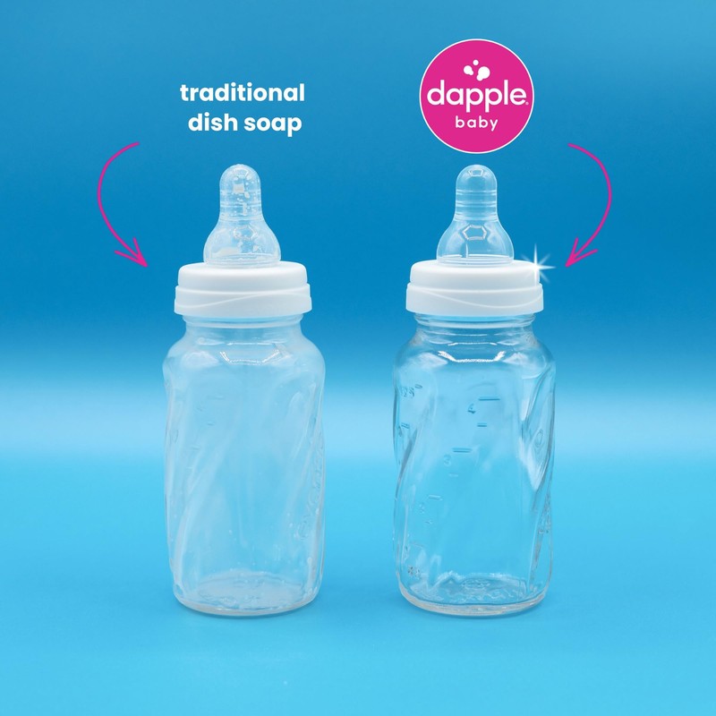 Dapple Baby Bottle Soap, Hypoallergenic Dish Soap for Baby Bottles,