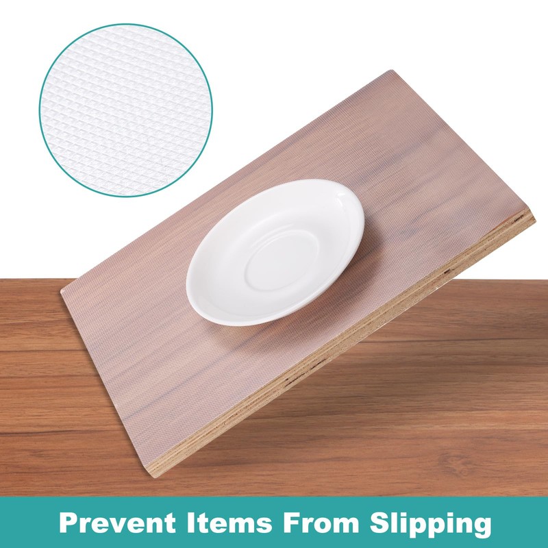 sourcing map Shelf Liner 11.8" x 4.9ft EVA Non-Slip Drawer