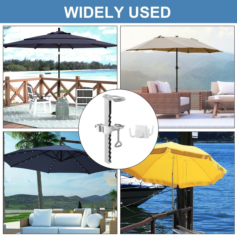 YGKYMVW Parasol Holder, Balcony, Parasol Stand, Portable Parasol Holder, Balcony