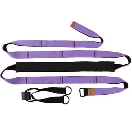 Back bend Assist Trainer - Improve Back and Waist Flexibility, Door Flexibility Stretching Strap, Home equipment for Ballet, Dance, Yoga, Gymnastics, Cheerleading, Splits (light purple)