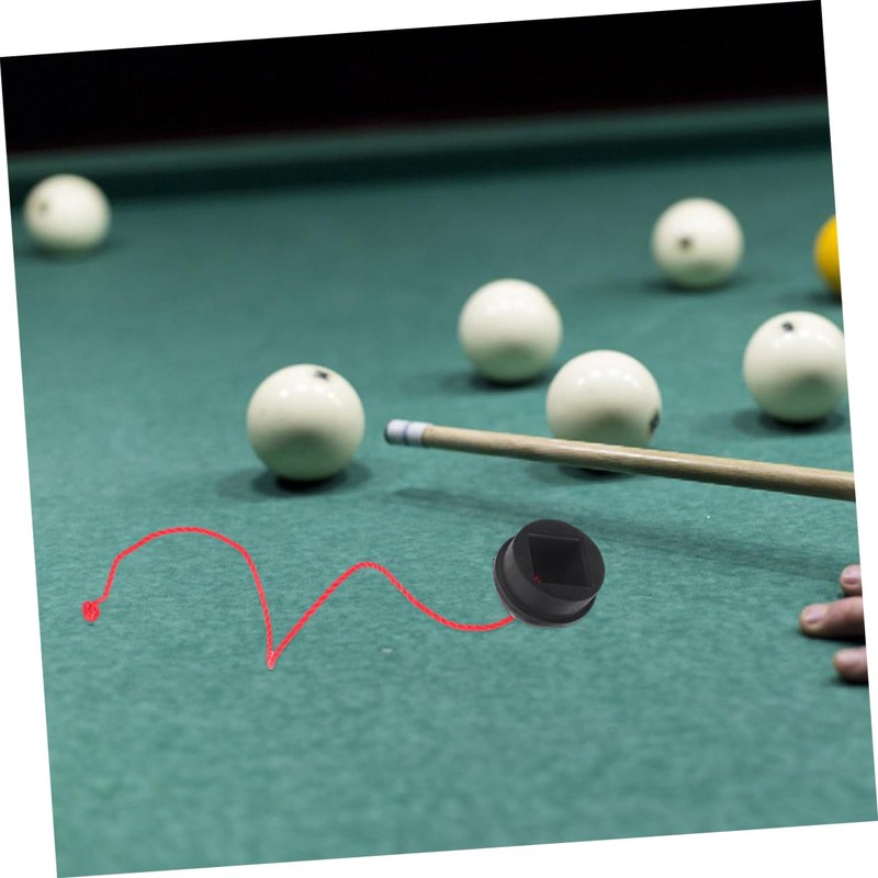 BESPORTBLE 4pcs Portable Snooker Chalk Holder Rubber Cap for Pool