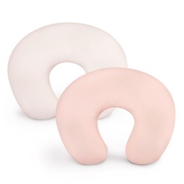 TANOFAR Nursing Pillow Cover 2 Pack, Stretchy Soft Nursing Covers for Breastfeeding Pillows, Fits Standard Infant Nursing Pillow for Boys Girls, Milk Silk (Cover Only)