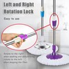 Midremer Extended Spin Mop Replacement Mop Handle, Upgraded 60-inch 360