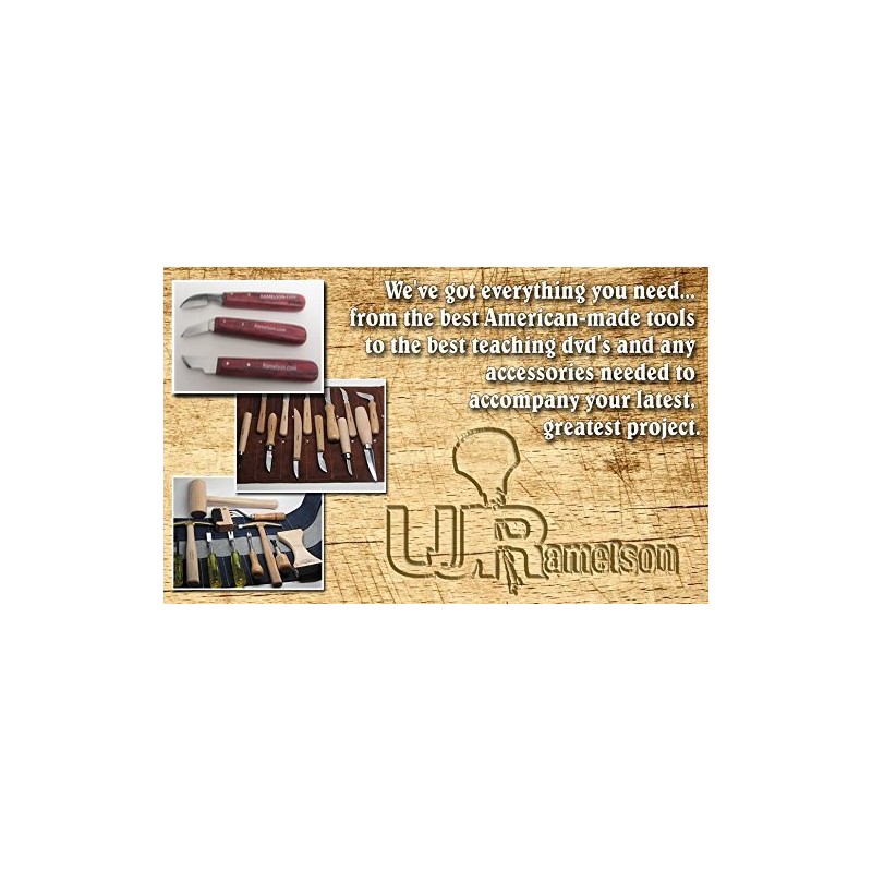 UJ Ramelson Wood Carving Tools Angled Chip Carving Knife Woodworking
