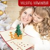 LINPOPUP®, LIN17418 Pop Up 3D Card, Christmas Card, Greeting Card,