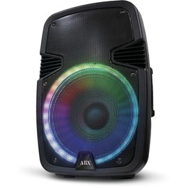 Audiobox ABX-160R 15-Inch Portable Bluetooth PA Speaker System with Karaoke Wired Microphone, Multi-Color Party Lights & Powerful Sound - Ideal for Parties, Public Announcements & Sing-Alongs