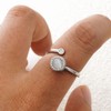 Suyi Anxiety Rings for Women Open Adjustable Fidget Ring Wedding